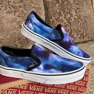 Vans Classic Slip-On Galaxy Black/True White WMNS